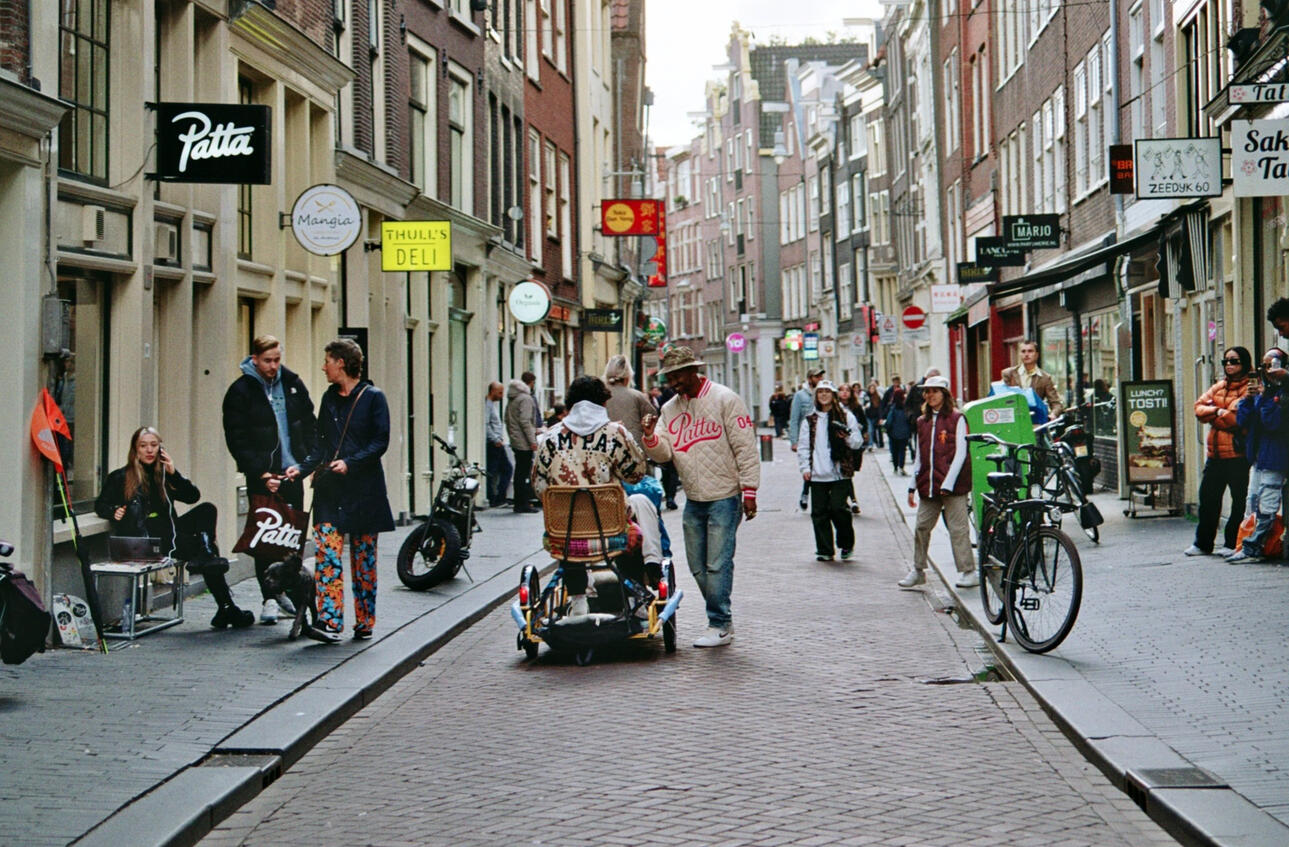 BTS of Edson Sabajo (founder of Patta) for a short film.